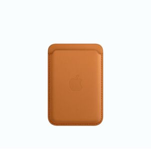 Iphone Leather Wallet Con Magsafe Casta&ntilde;o