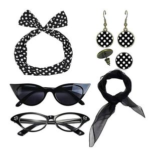 Set Disfraz Mujer Retro A&ntilde;os 50 Pink Up