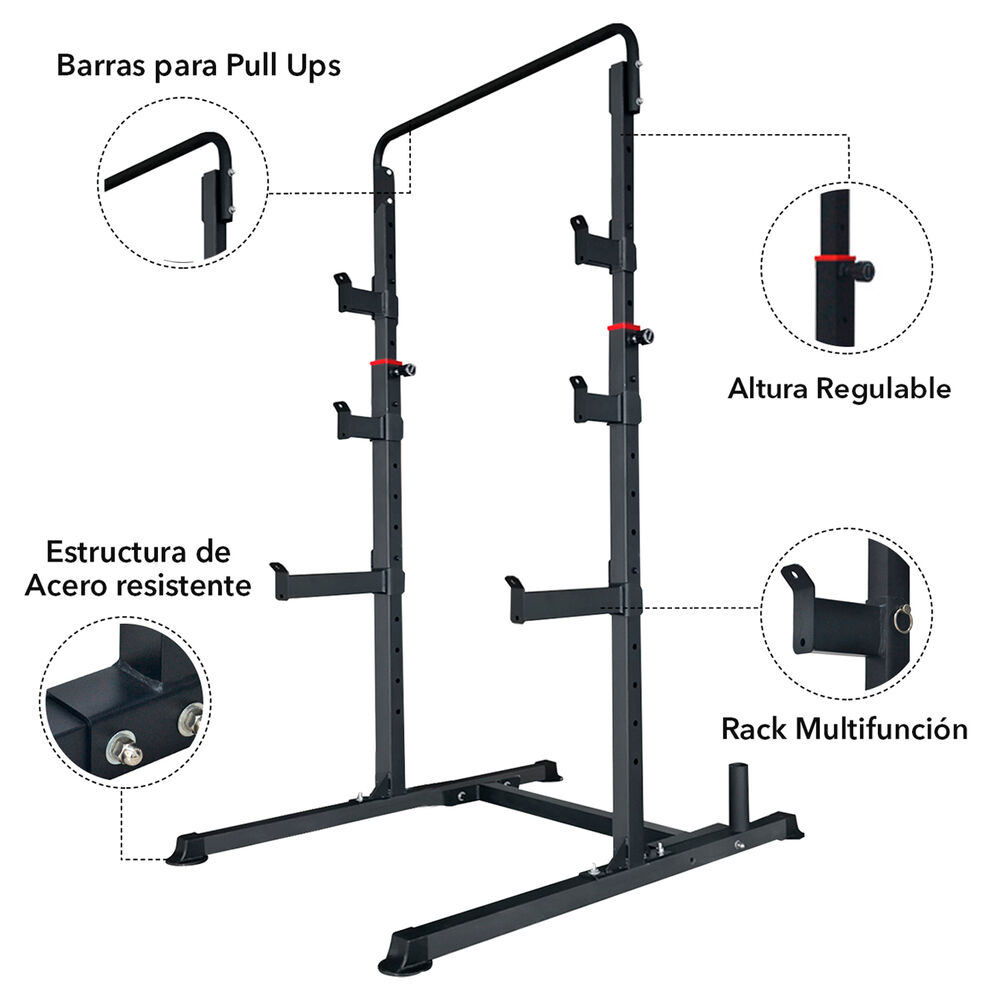 Estaci&oacute;n Entrenamiento Multifuncional Squat Press image number 3.0