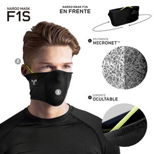 Mascara Filtrante Efecto Refrescante Lavable F1s Black S