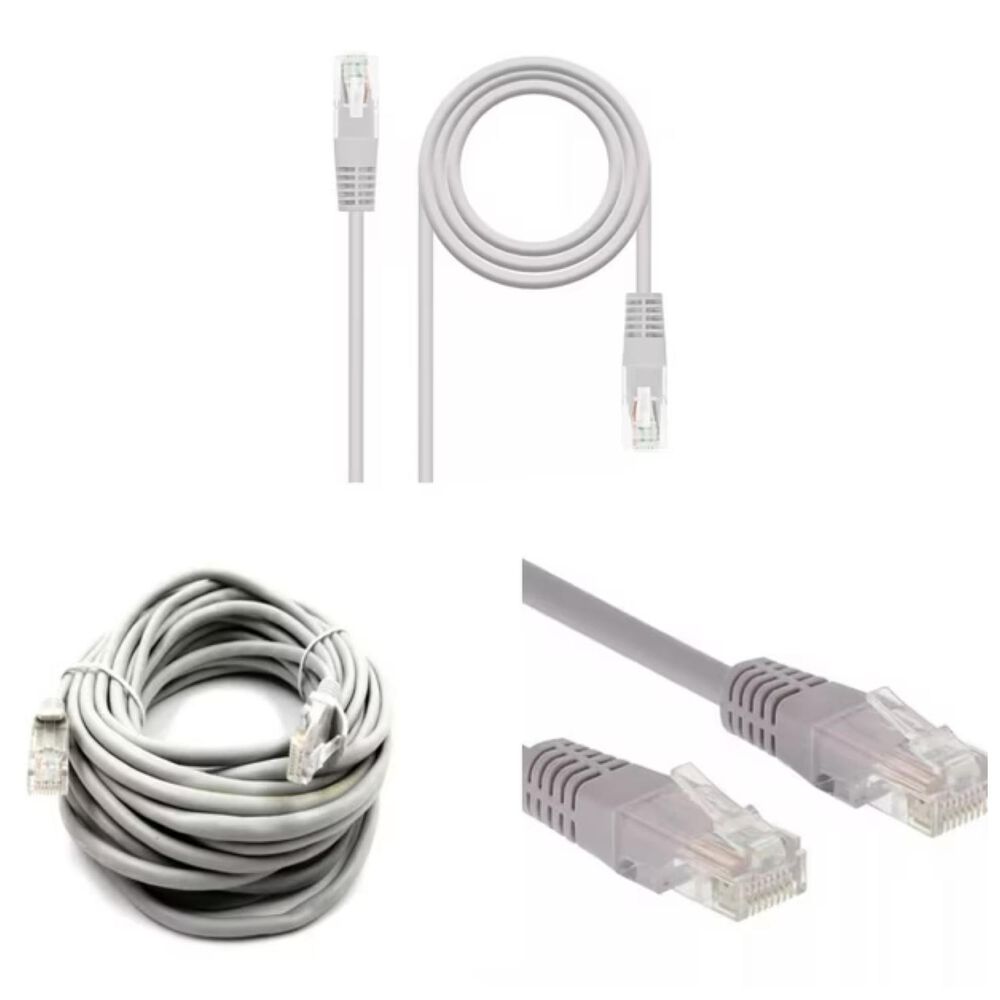 Cable De Red Utp 6e 5mts Gris image number 4.0