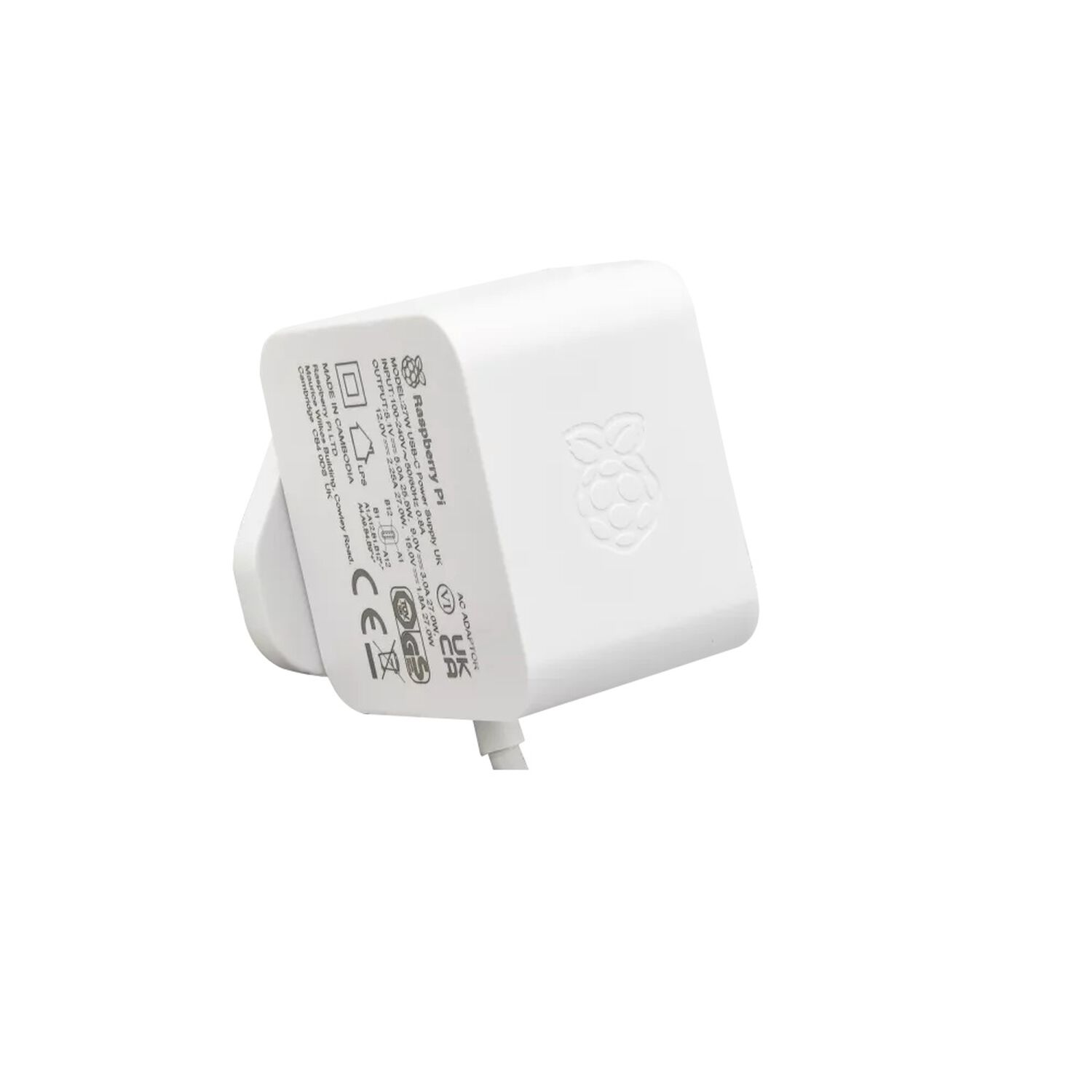 Transformador Usb-c Oficial Para Raspberry Pi 5 27w 5.1v 5a image number 2.0