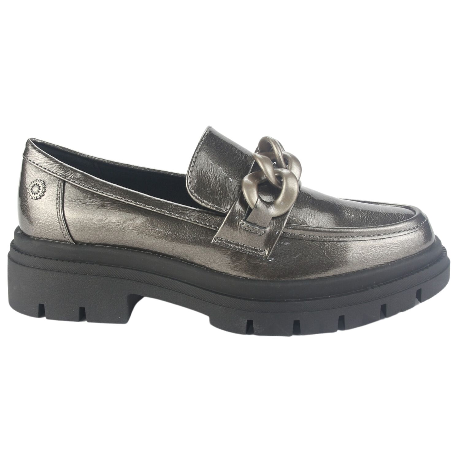Mocasin Chalada Mujer Selina-5 Plateado Casual image number 0.0