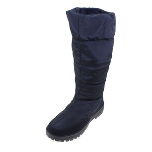 Bota Negra Forrada En Piel, Art. 5a552black / Via Franca