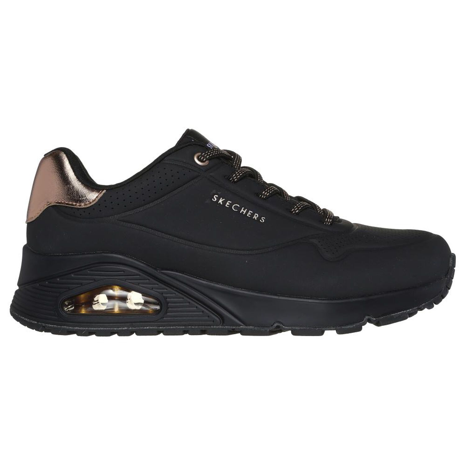 Zapatilla Urbana Mujer Skechers Uno - Shimmer Away Bbk image number 0.0