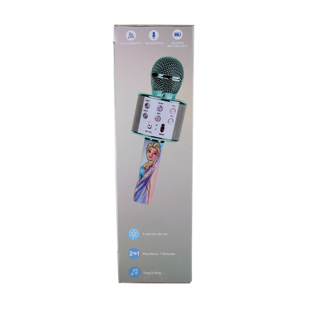 Microfono Karaoke Bluetooth Portatil Disney Frozen image number 2.0