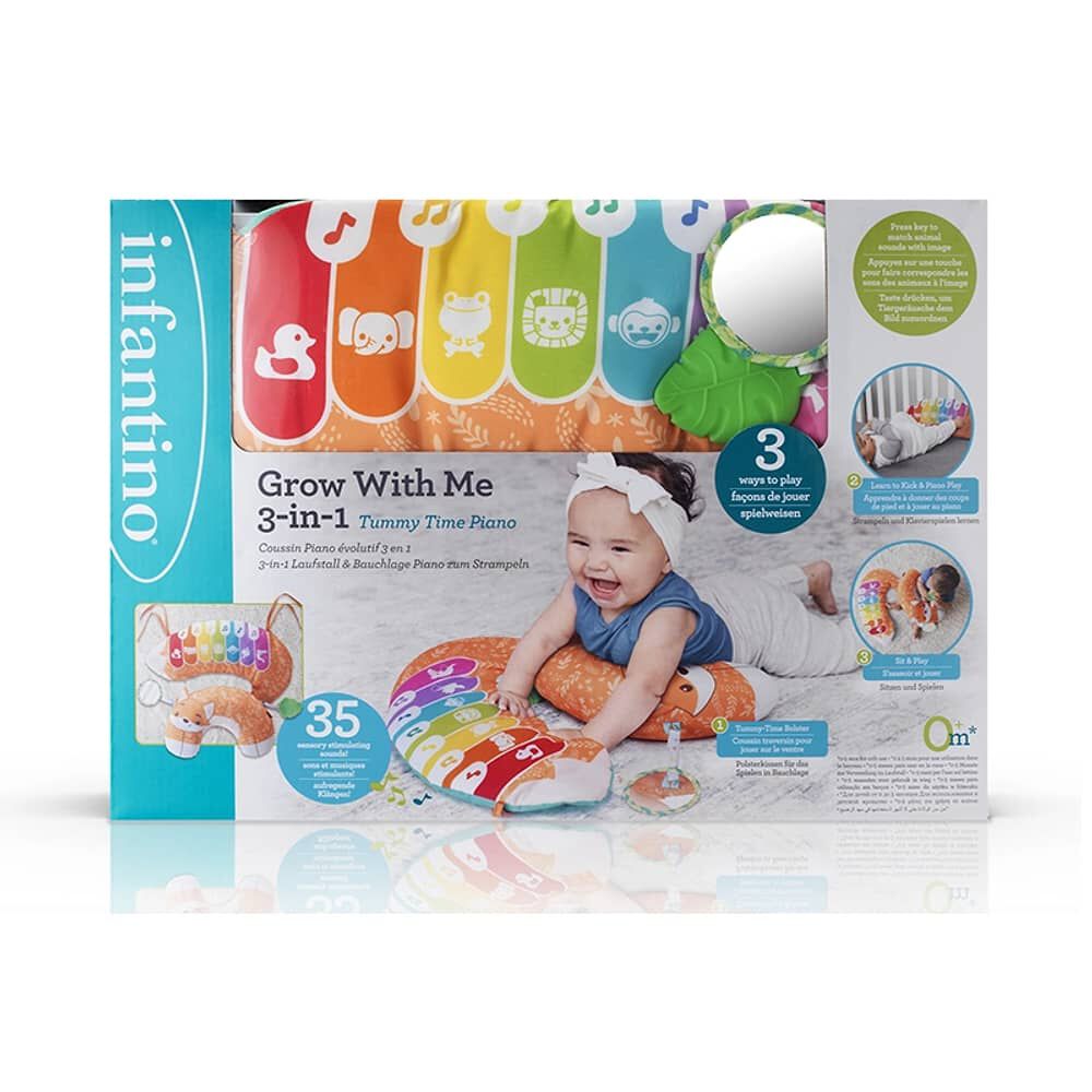 Grow With Me 3 In 1 Tummy Time Piano Fox image number 2.0