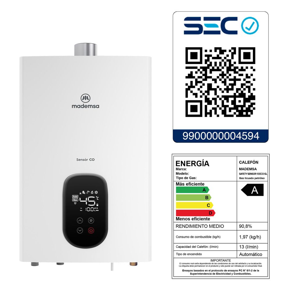 Calef&oacute;n Mademsa Safety Sensor 13 Eco Gl image number 7.0