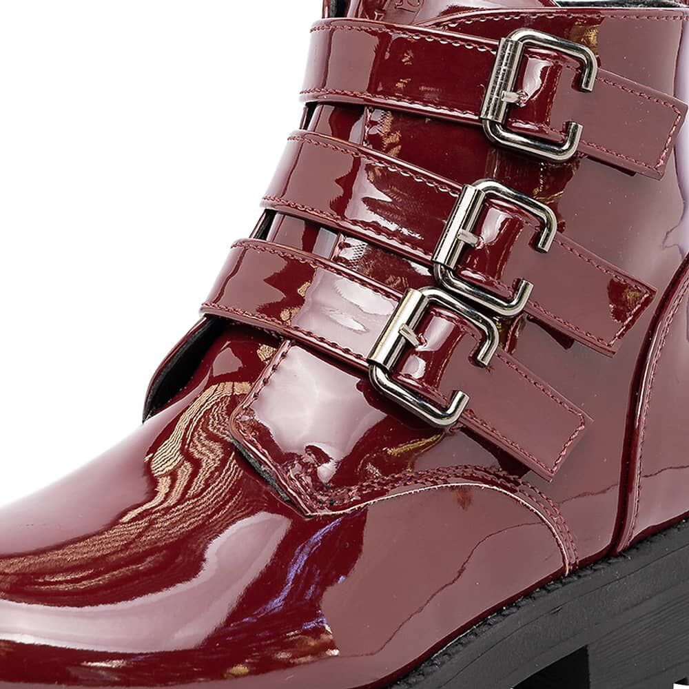 Botin Yeni Burdeo Charol Bamboo image number 4.0