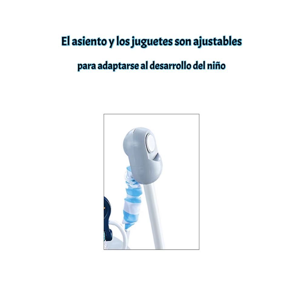Saltar&iacute;n Centro De Actividad Musical Smile Azul Lubabycas image number 5.0