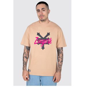Polera Lisa Regular Manga Corta Cuello Redondo Hombre Zoo York