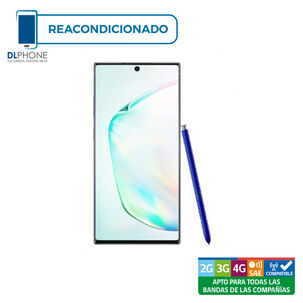 Samsung Galaxy Note 10 256gb Plata Reacondicionado