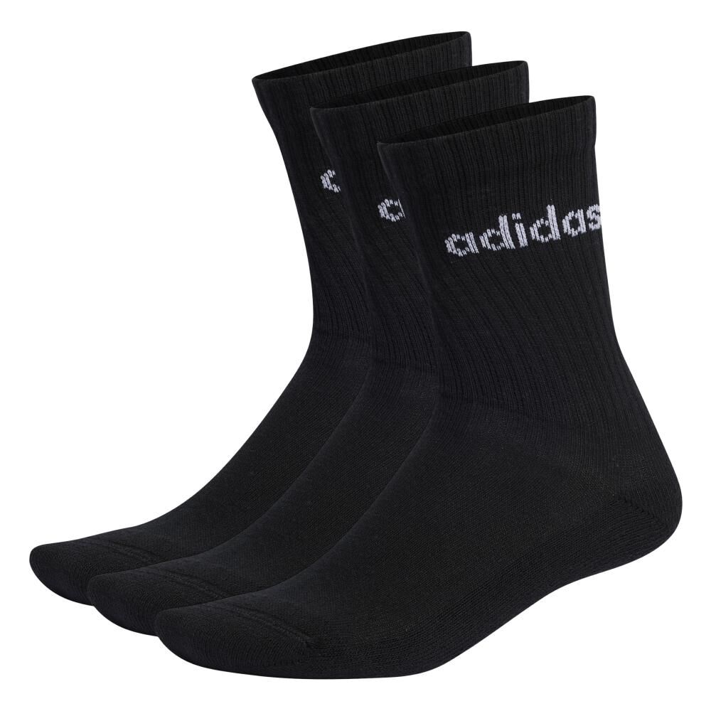 Calcetines Acolchados Linear Crew Adidas 3 Pares image number 0.0