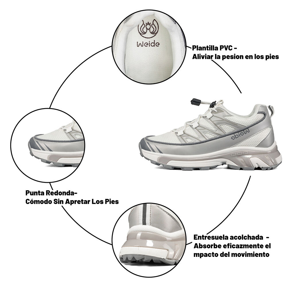 Zapatilla Casual Mujer Urbana Deportiva Vintage Weide Tfa301 image number 8.0