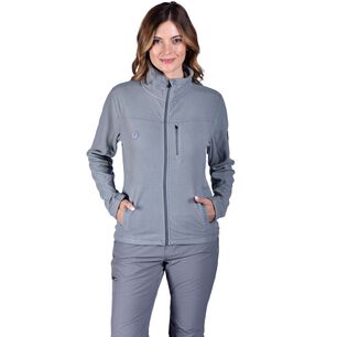 Polar Full Zipper Peak Performance Mujer Sildre Gris