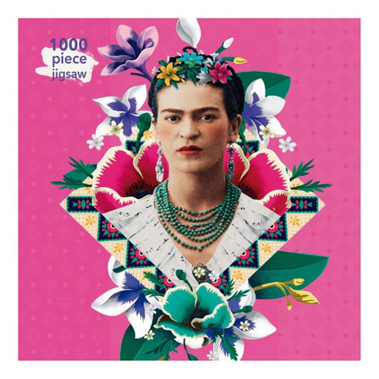 Rompecabeza De Frida Kahlo: Pink - 1000 Piezas image number 0.0