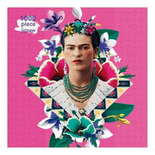 Rompecabeza De Frida Kahlo: Pink - 1000 Piezas