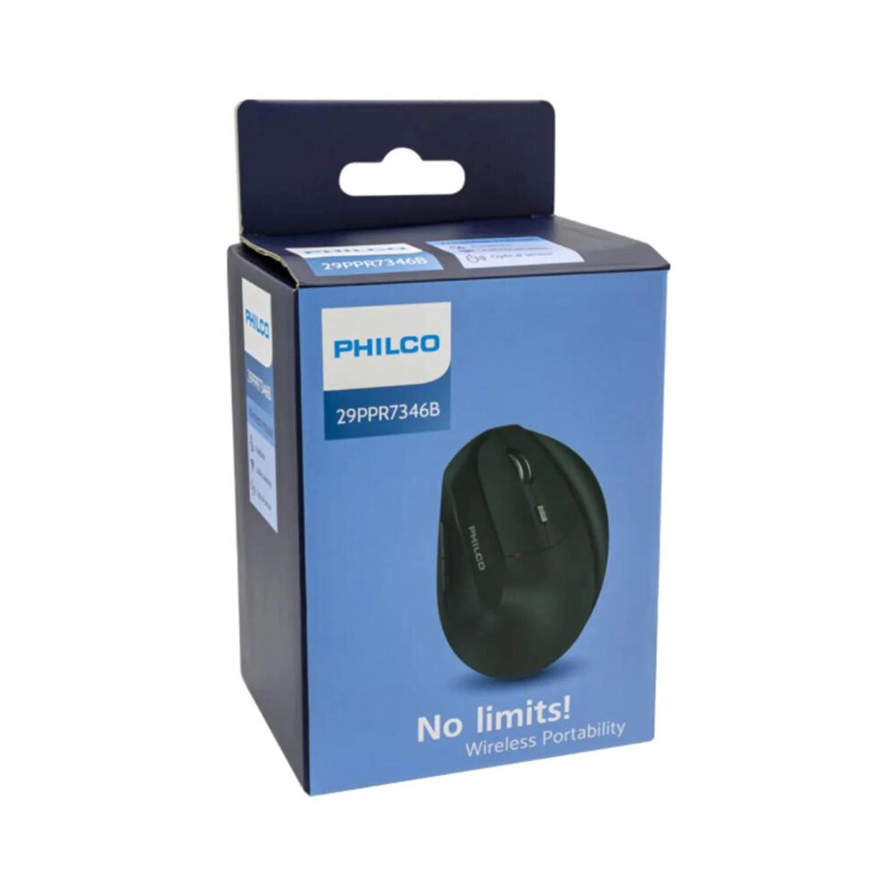 Mouse Inalambrico Usb Vertical 6b 1600dpi Negro image number 4.0