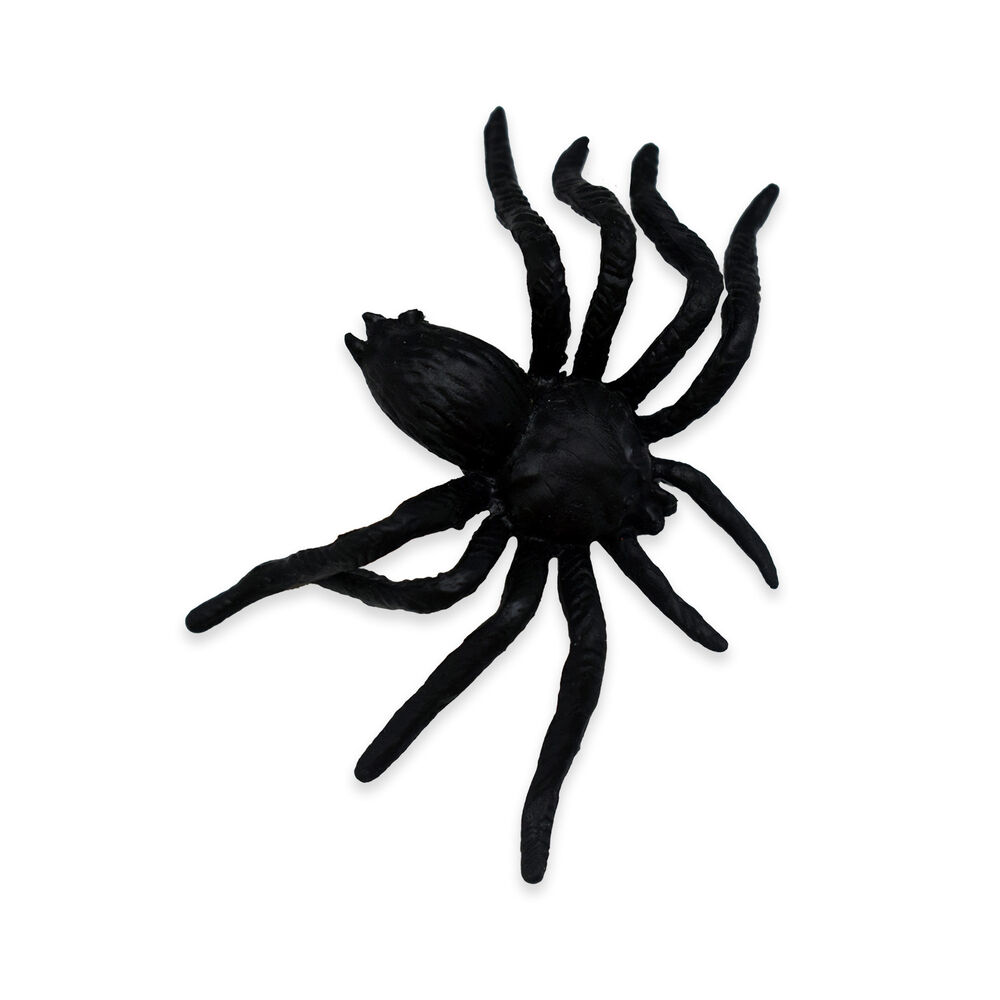 Set 12 Arañas De 6,5 Cm Halloween Big Party image number 1.0