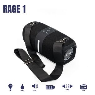 Parlante Mini Bluetooth Kdk Boombox 22w Negro
