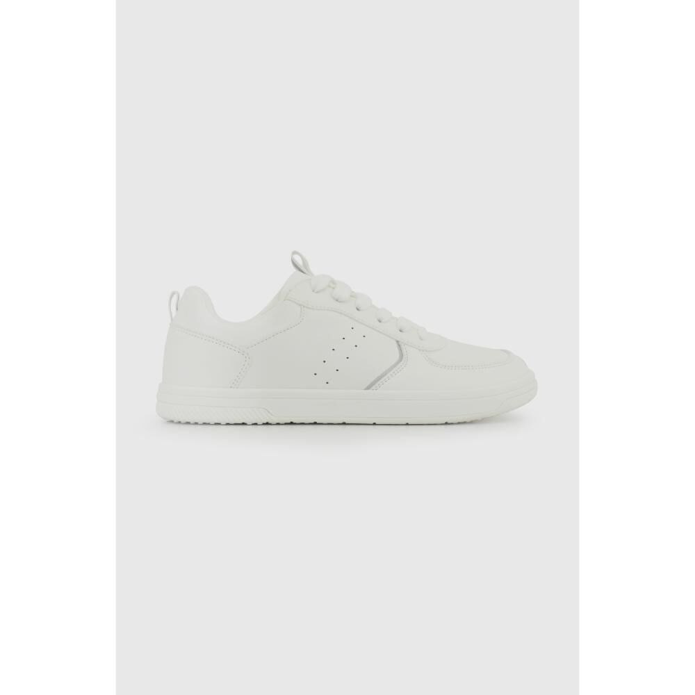 Zapatilla Zapato Escolar Blanca Colloky image number 1.0