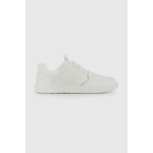 Zapatilla Zapato Escolar Blanca Colloky