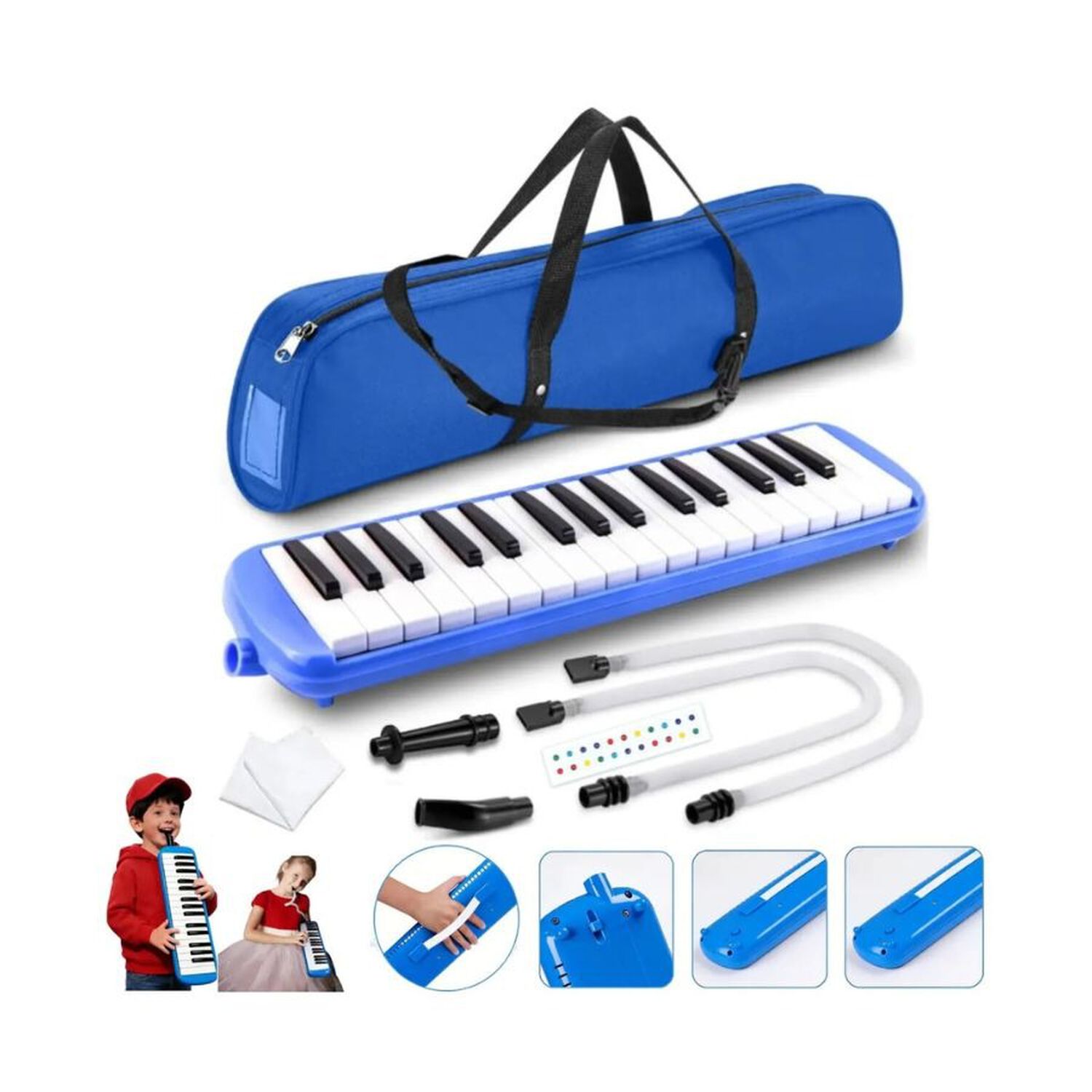Mel&oacute;dica Instrumento Musical Infantil 32 Teclas Estuche image number 4.0