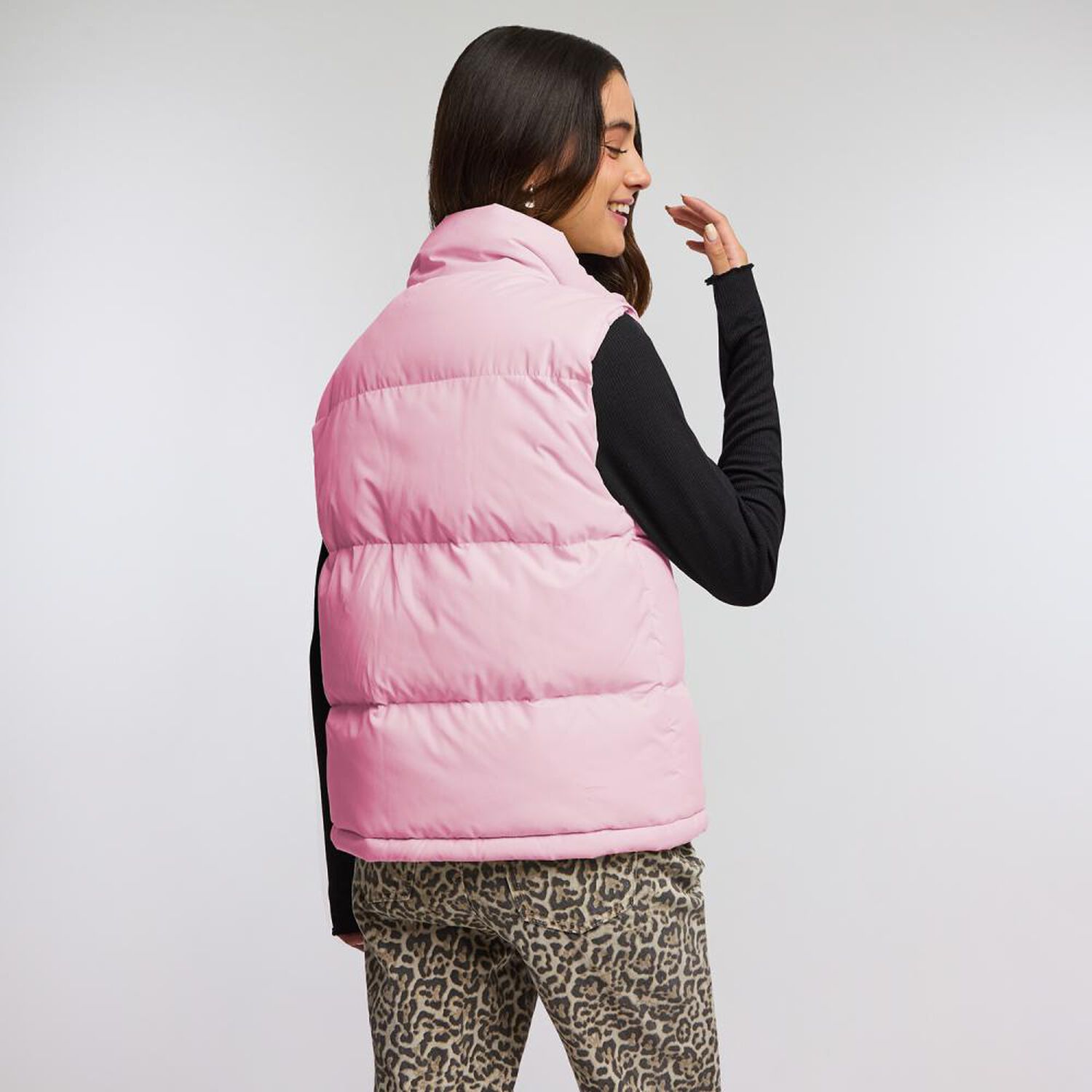 Parka Regular Sin Mangas Cuello Alto Mujer Freedom image number 1.0