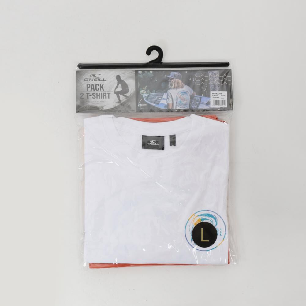 Pack Polera Manga Corta Cuello Redondo Hombre O'neill image number 5.0