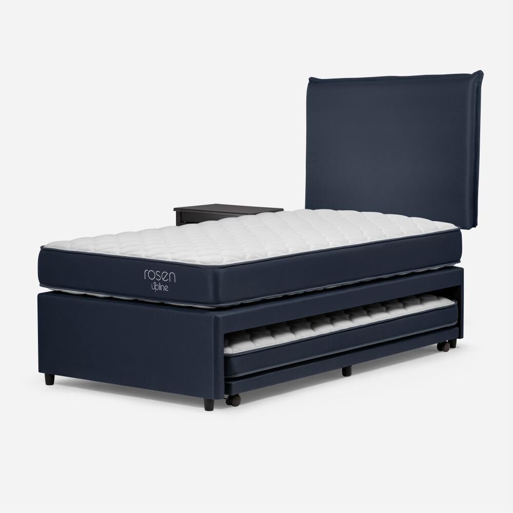 Cama Nido Rosen Upline / 1.5 Plazas / Base Normal + Set De Maderas Maurice image number 1.0
