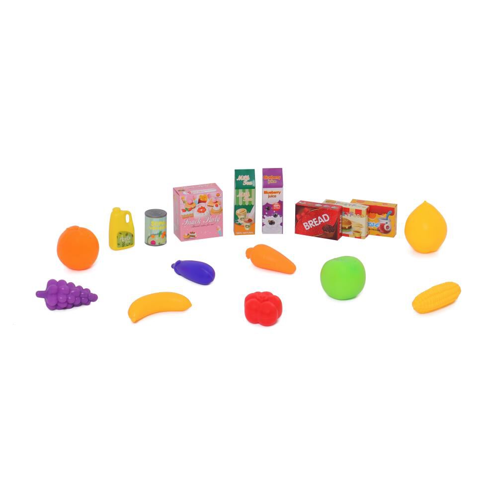 Mini Carrito De Supermercado Happy Line 28 Pzas image number 3.0