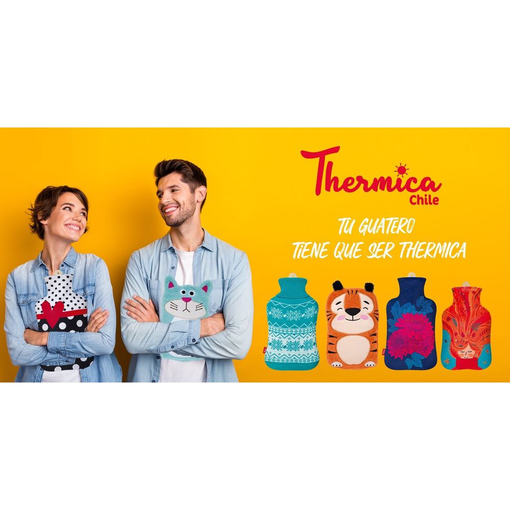 Guatero Thermicachile 2 Lt Parka Blanca Cierre Calipso image number 1.0