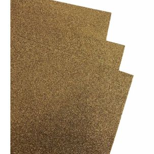 Goma Eva Glitter 40x60cm 2mm Dorada Torre