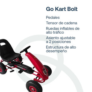 Gokart Bolt Gk5040 Rojo