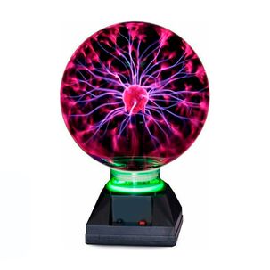 Bola Lampara De Plasma El&eacute;ctrica Plasma Light Negro Transparente