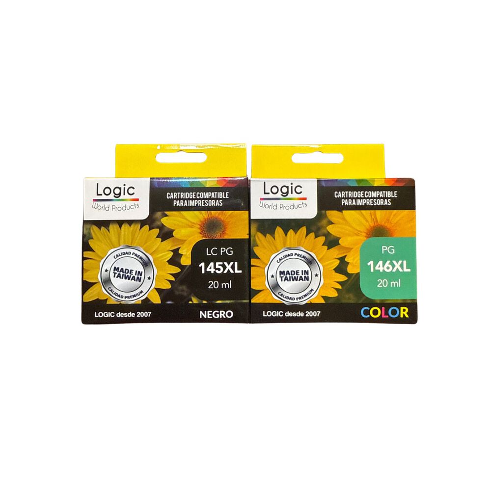 Pack Tintas Compatible Para 145xl-146xl Negro/tricolor image number 0.0