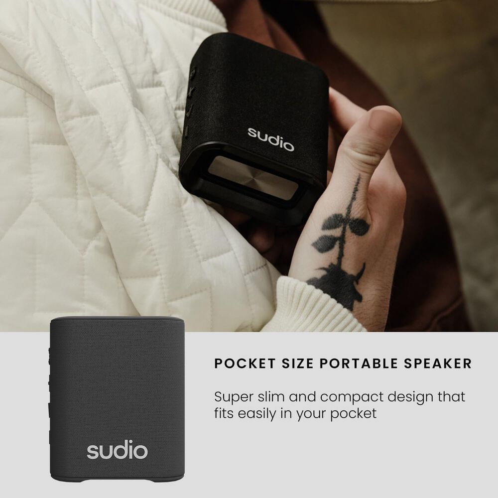 Parlante Sudio Premium S2 Tws Bluetooth Black Edition 7h image number 8.0