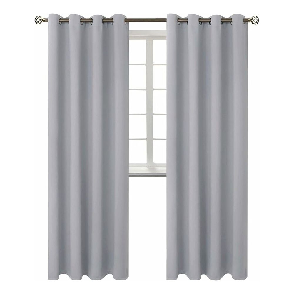 Cortina Blackout Gris 140x220 Cm Aislante Y Lavable image number 0.0