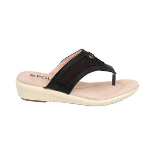 Sandalia Mujer Negro Liberty Police