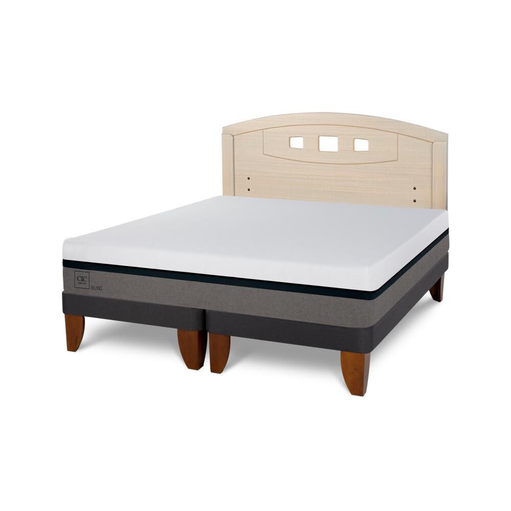 Cama Europea Cic Balance / 2 Plazas / Base Dividida + Respaldo image number 3.0
