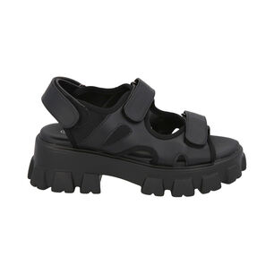 Sandalia Mujer Negro Plataforma Mixen 26 Police