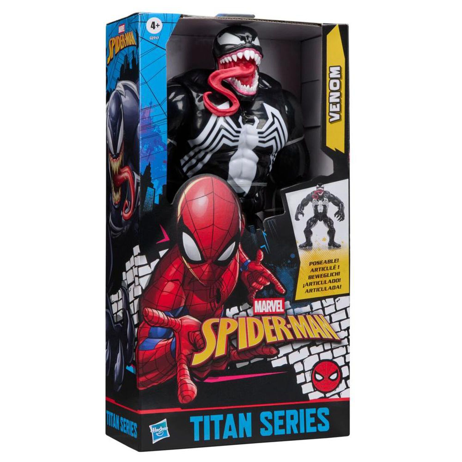 Figura De Acci&oacute;n Spider-man Titan Series Deluxe Venom image number 4.0