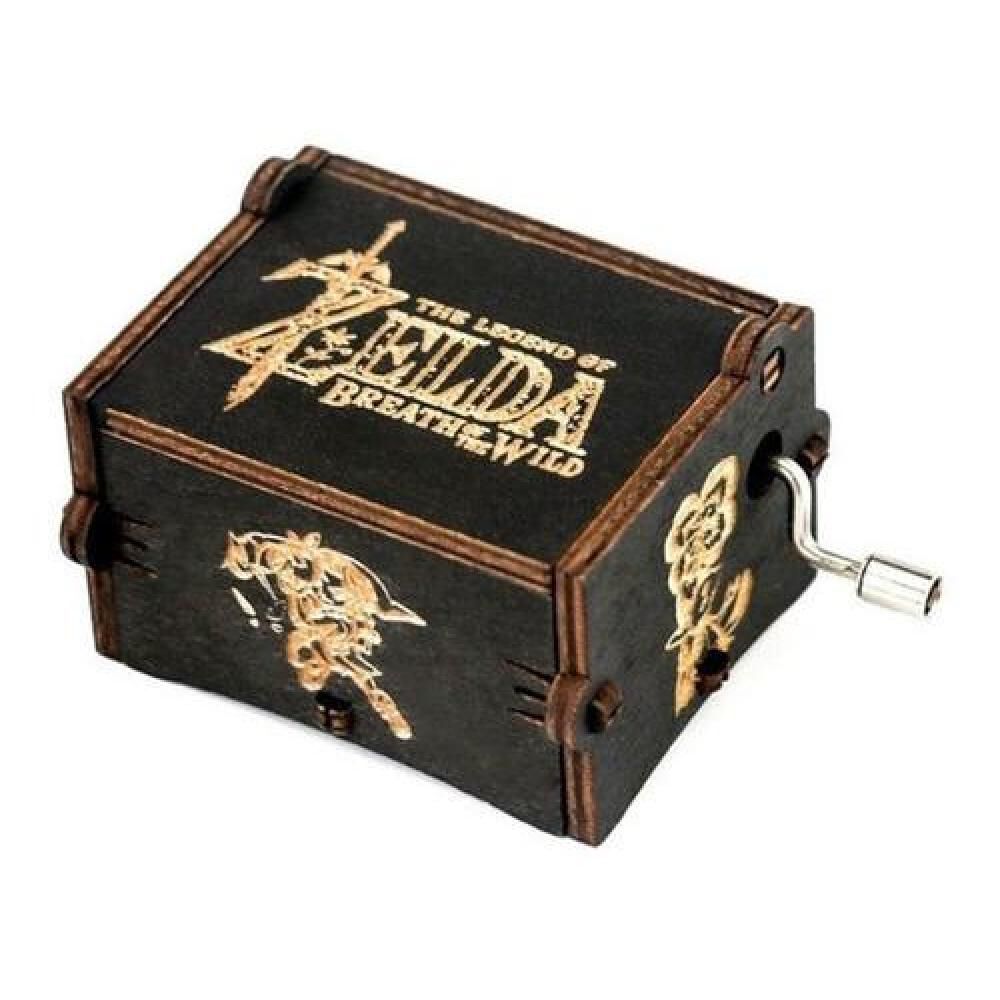 Caja Musical Madera Negra Black Zelda Estoykuku image number 2.0