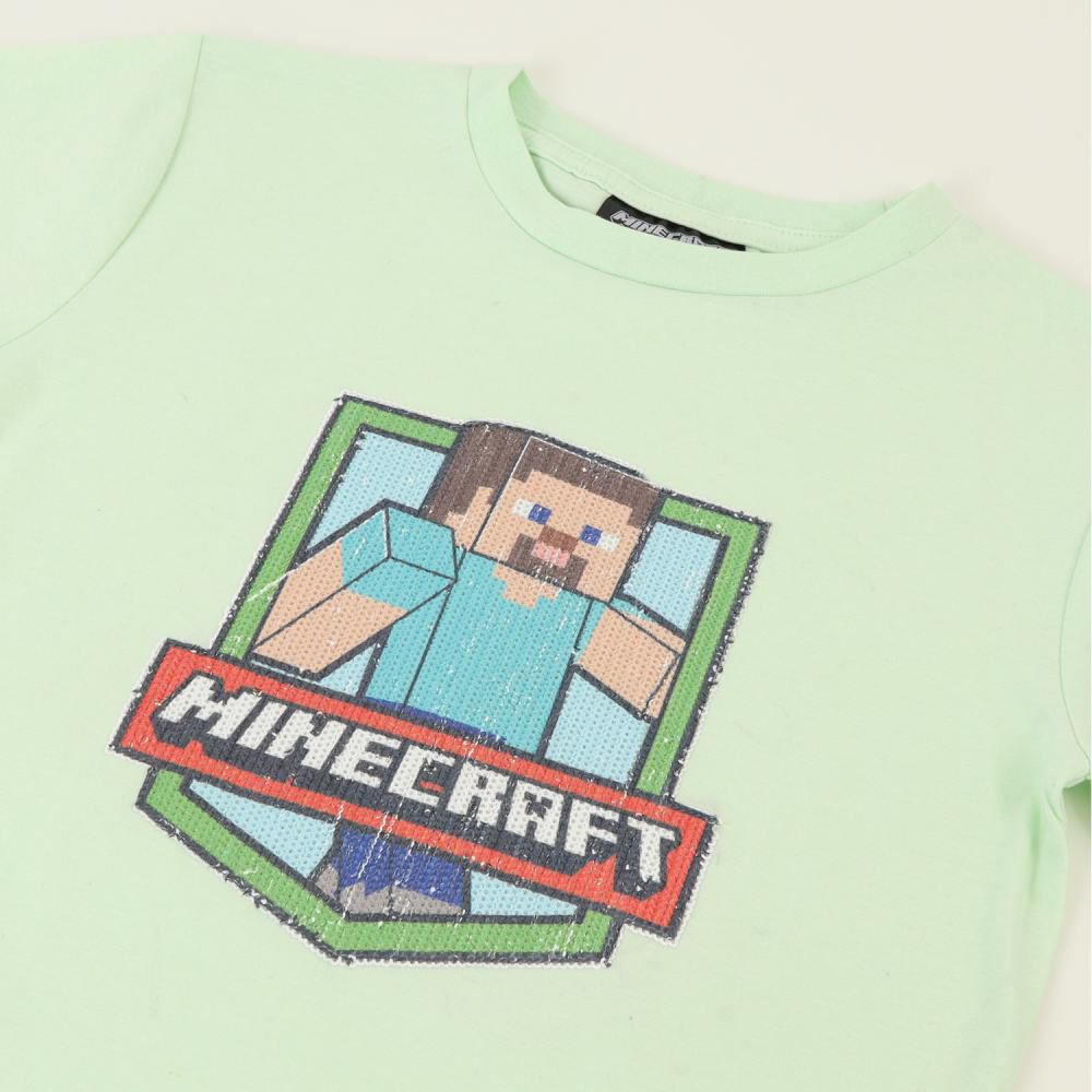 Polera Mc Niño Reversible Sequ Minecraft image number 2.0