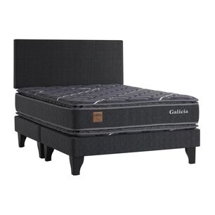 Cama Europea Celta Galicia / King / Base Dividida + Respaldo