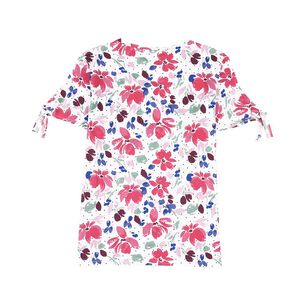 Polera Print Manga Corta Cuello Redondo Mujer Geeps