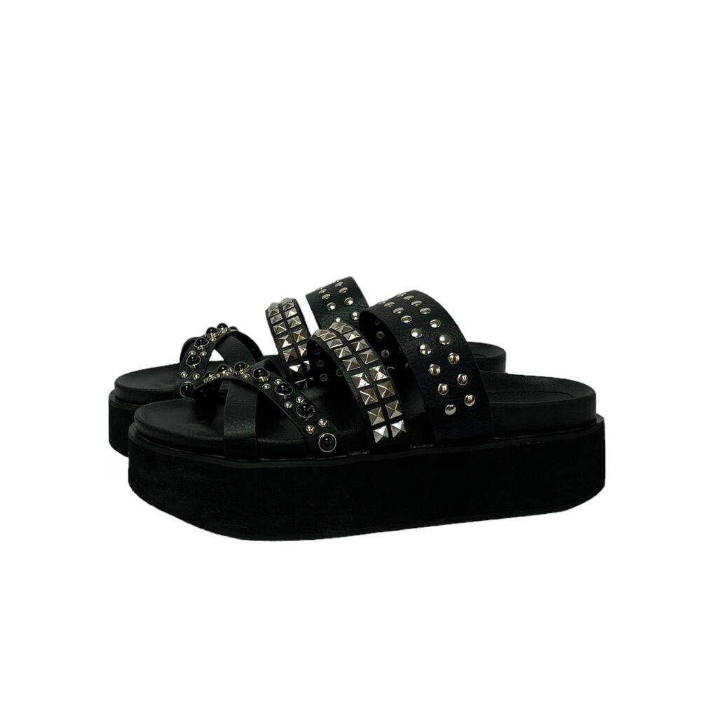 Sandalia Mujer Negro Pantin Detogni image number 2.0