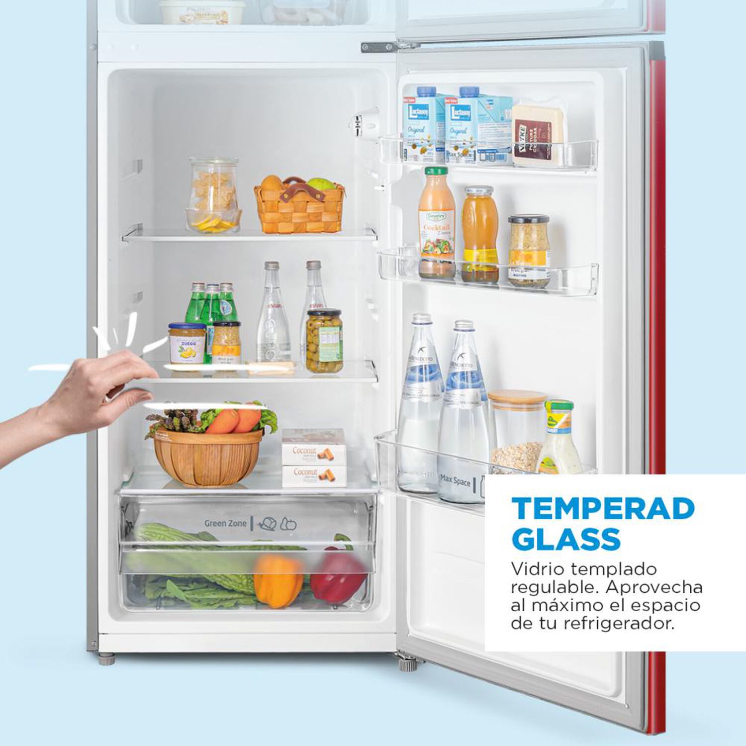 Refrigerador Top Freezer Midea MDRT294FGE13 / Fr&iacute;o Directo / 204 Litros / E image number 6.0