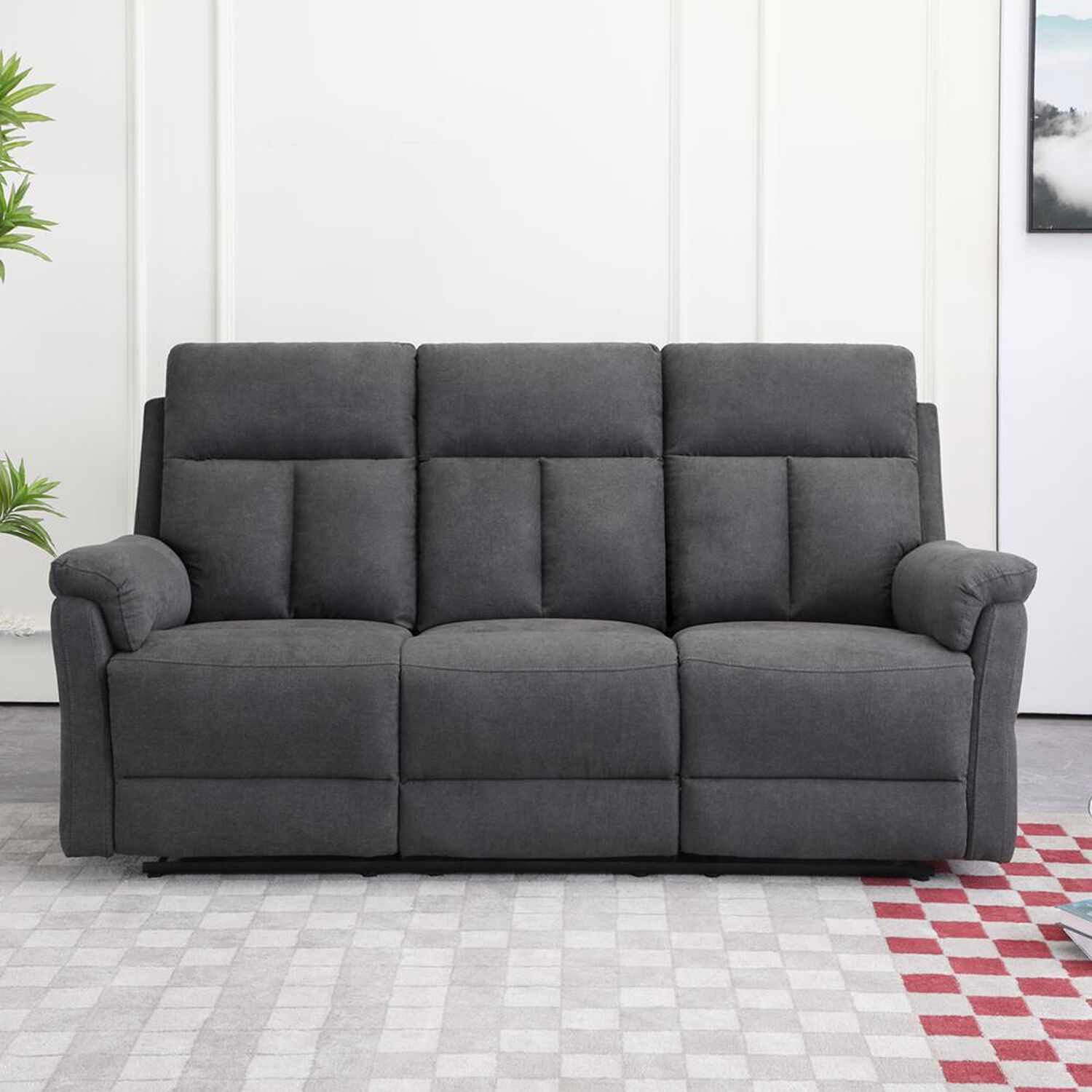Sof&aacute;&nbsp;reclinable Zoy Home Beijing / 3 Cuerpos image number 0.0