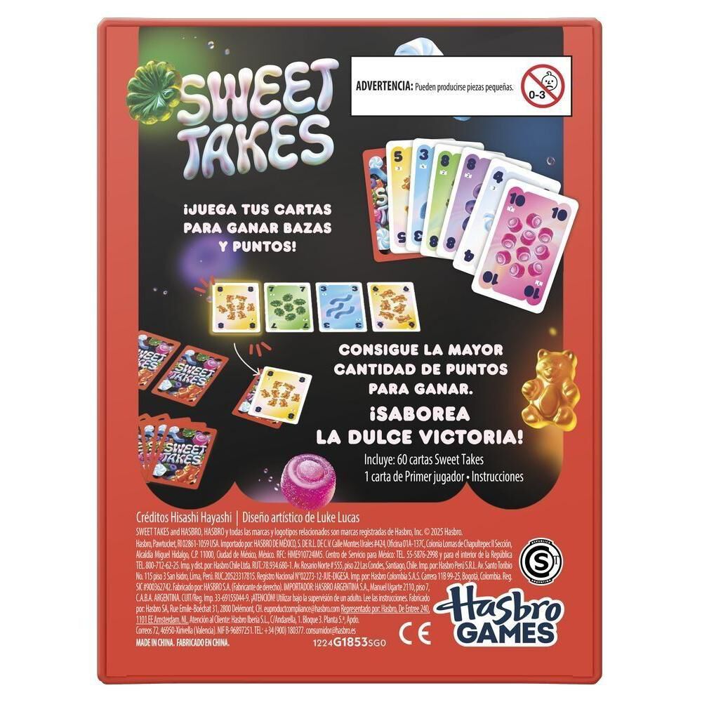 Juego De Mesa Hasbro Sweet Takes image number 3.0